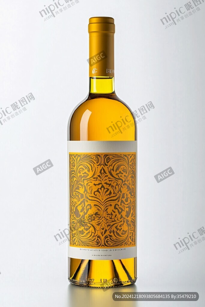 黃色酒瓶設(shè)計(jì)