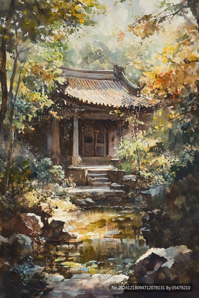 靜思園水彩