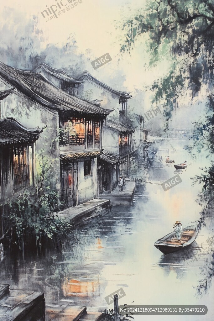 西塘水彩
