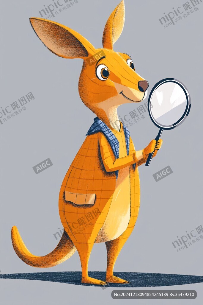 卡通袋鼠形象
