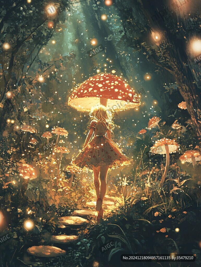 魔法森林插畫
