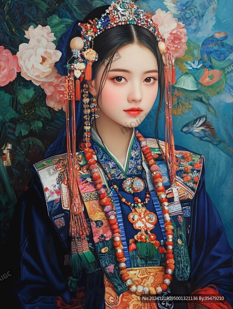 清宮美人插畫