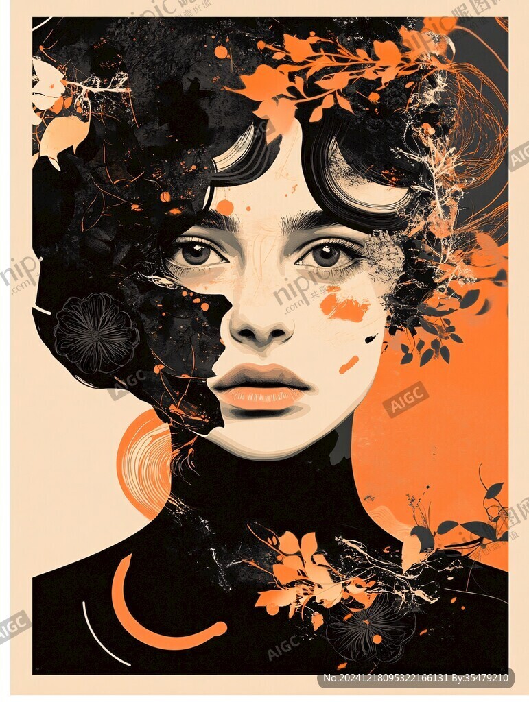 高級(jí)感女插畫