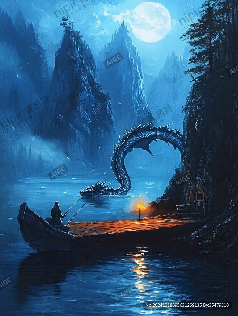 星月河幻想插畫
