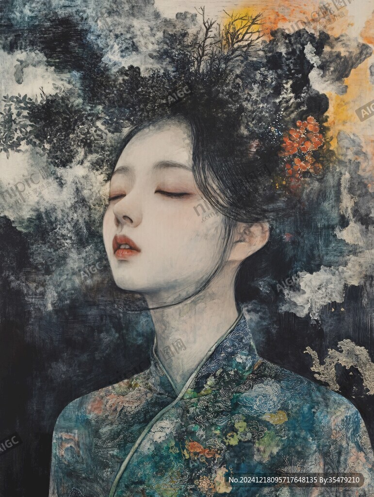 工筆少女