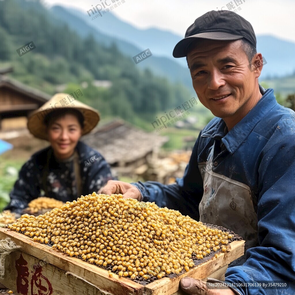 白果豐收了