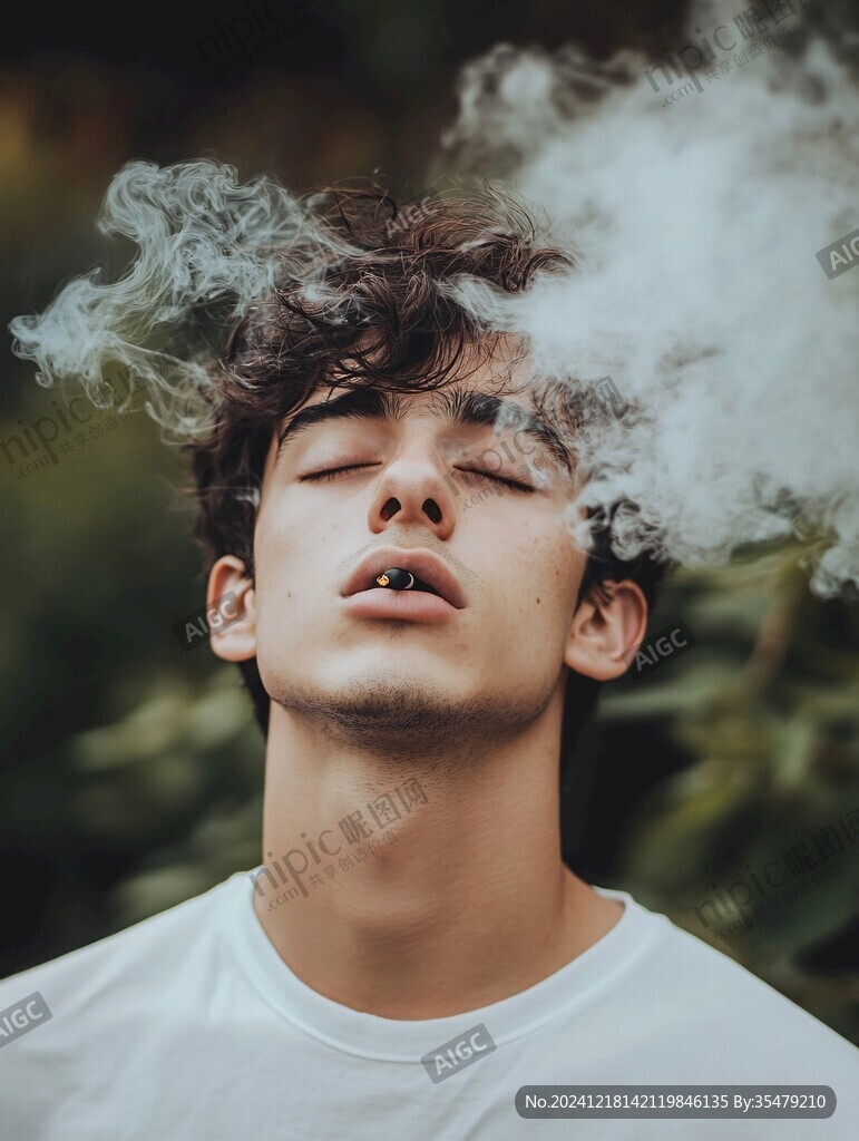 吸煙男生