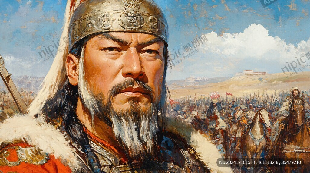 成吉思汗指揮戰(zhàn)爭(zhēng)