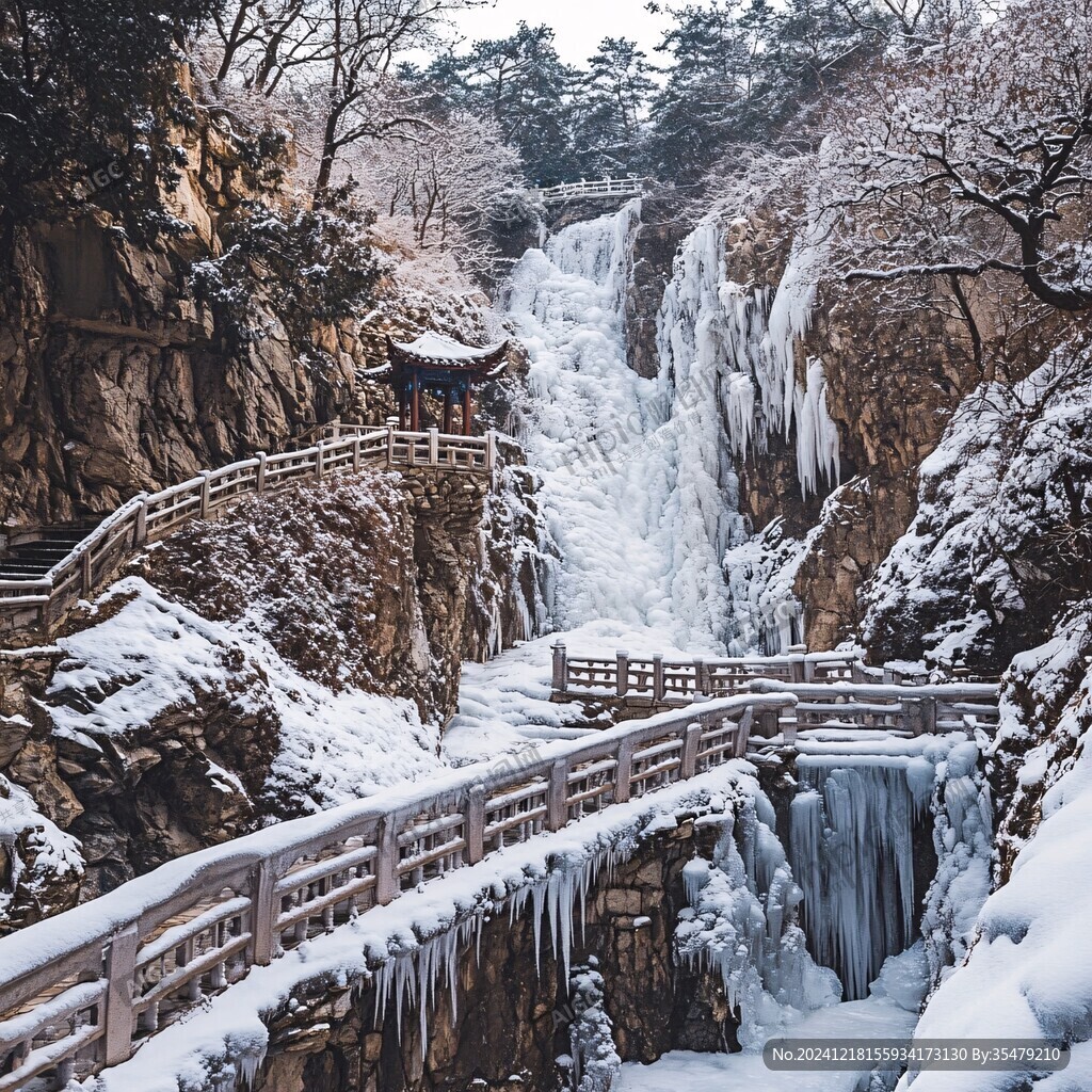 石山冰瀑