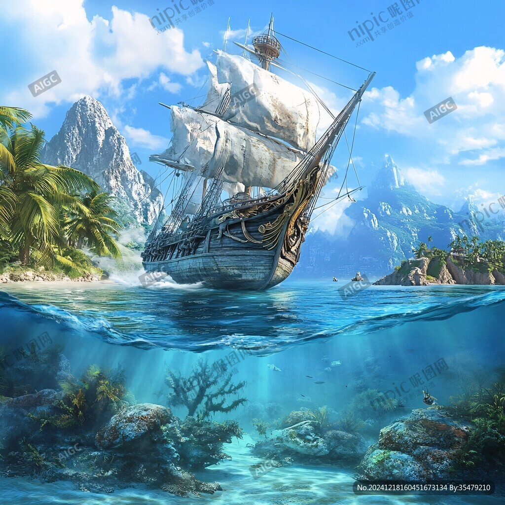古代海洋場景再現