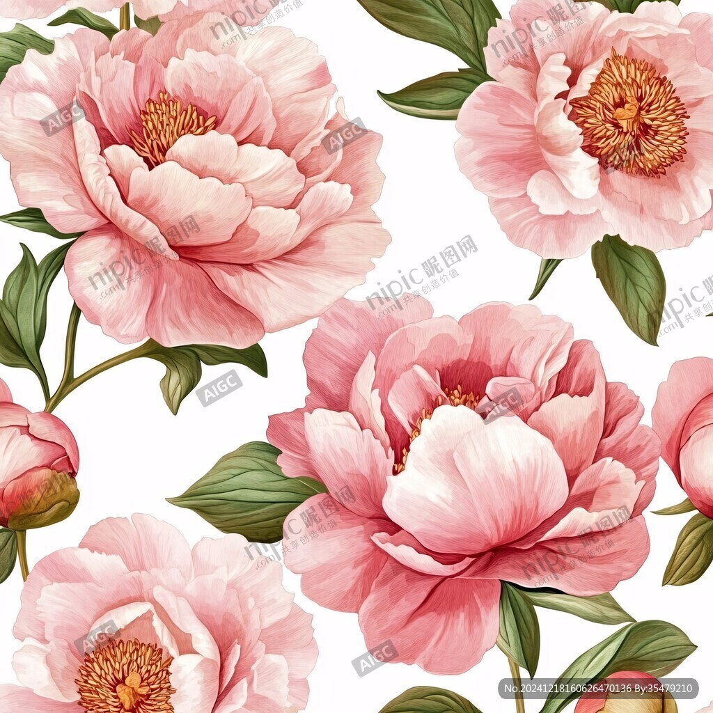 芍藥花花紋