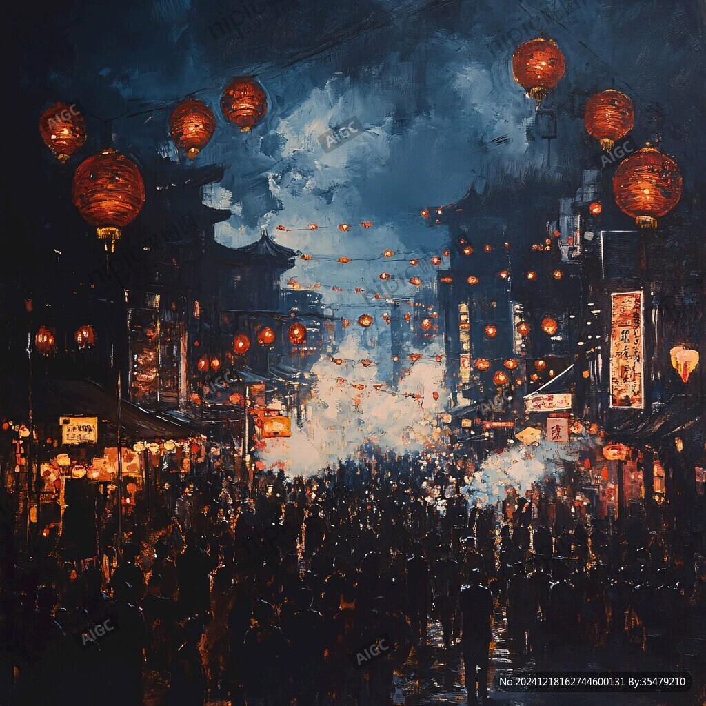 古代繁華夜市