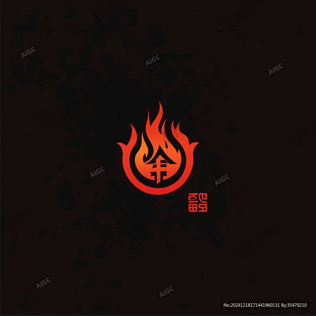 碳烤logo設(shè)計