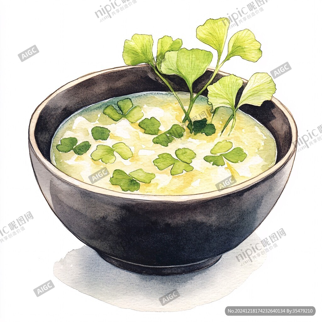 疙瘩湯插畫