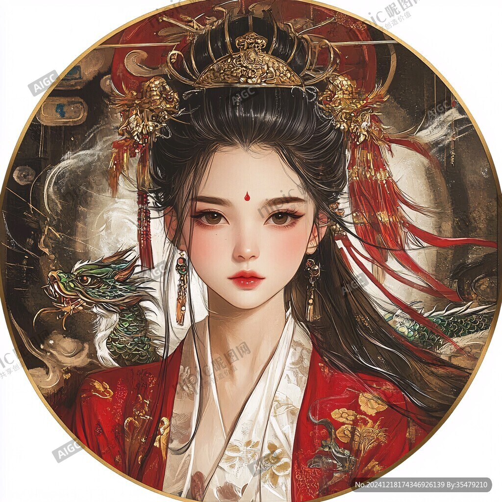 神仙仙女上神手繪頭像
