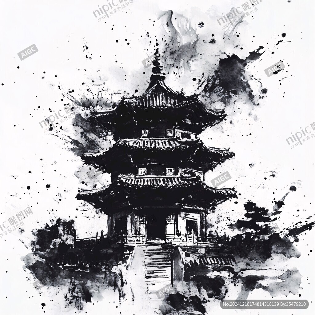 水彩逍遙樓