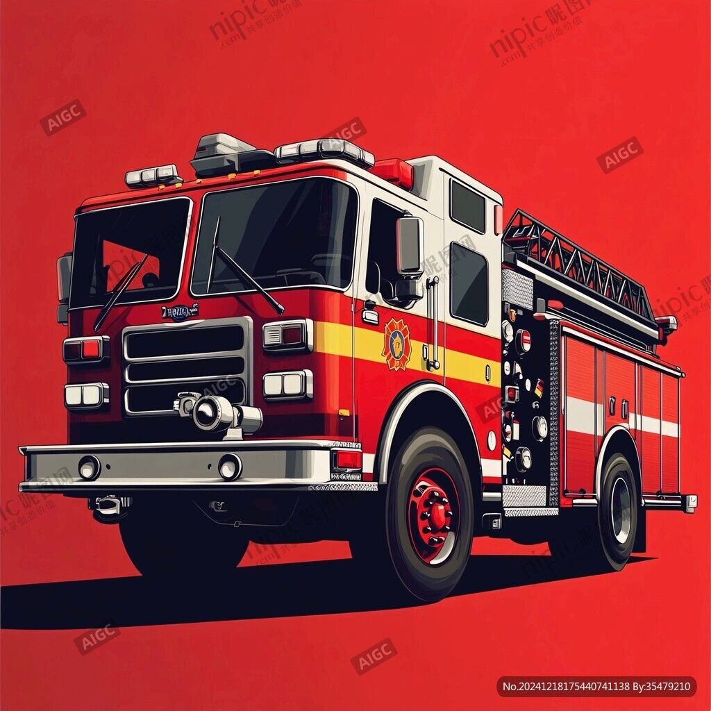 消防車插畫