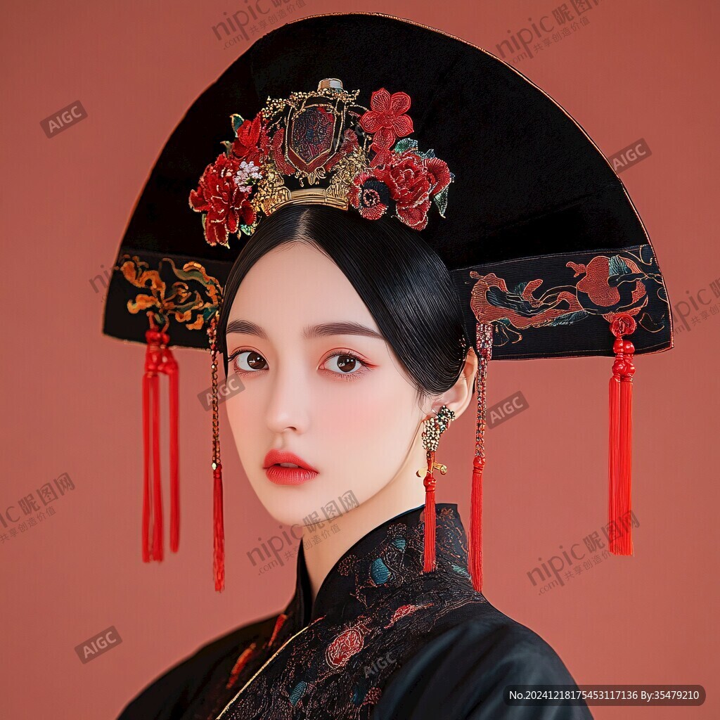 宮女頭飾