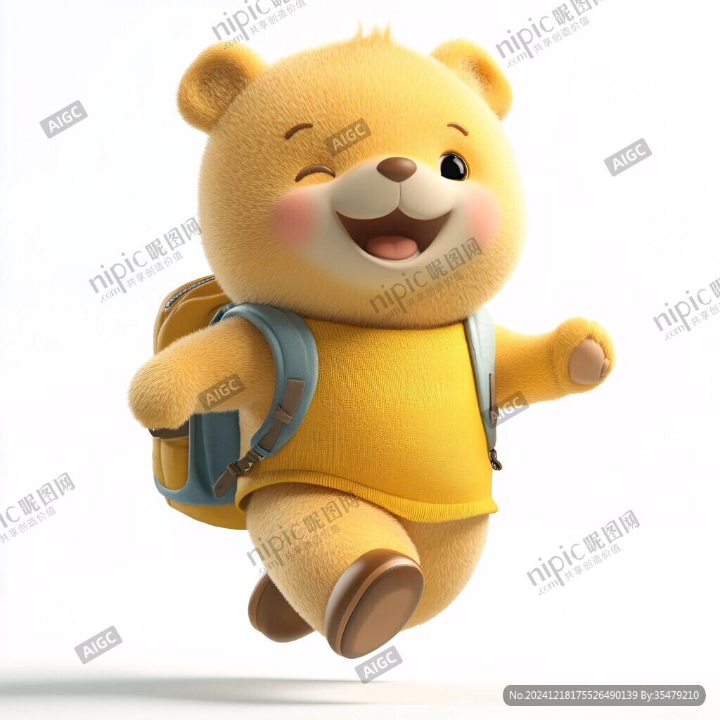 背書包的小熊