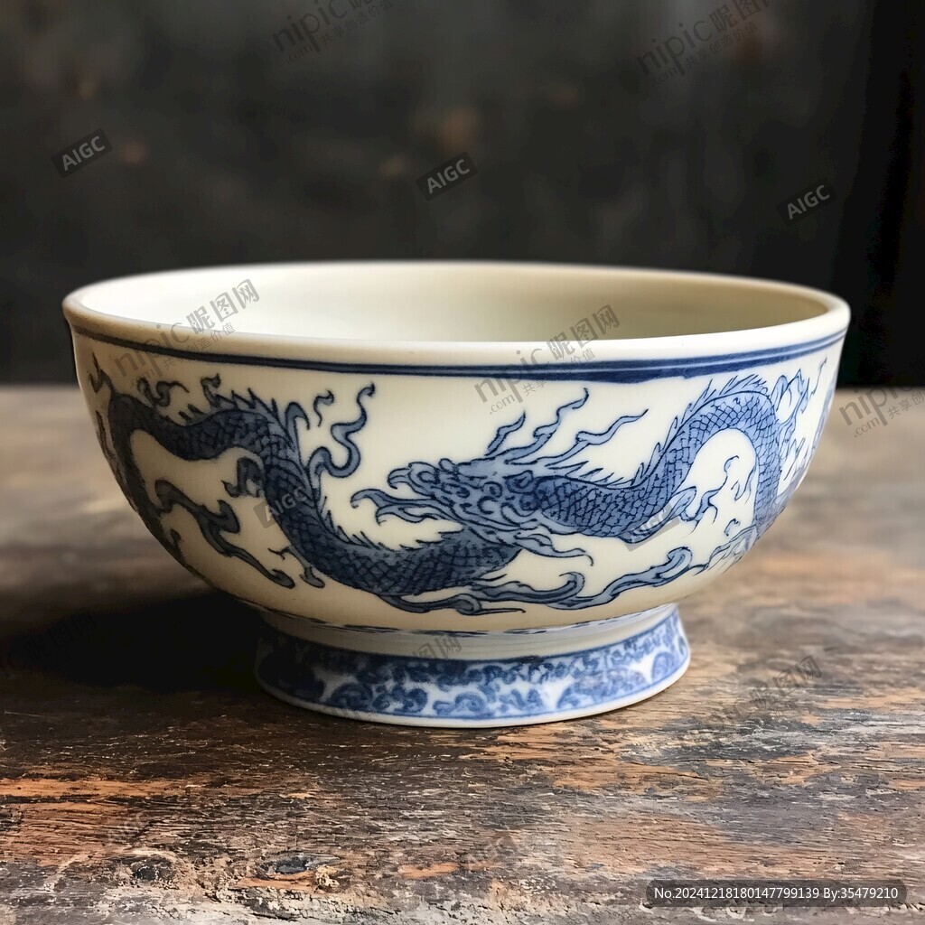 龍紋茶碗