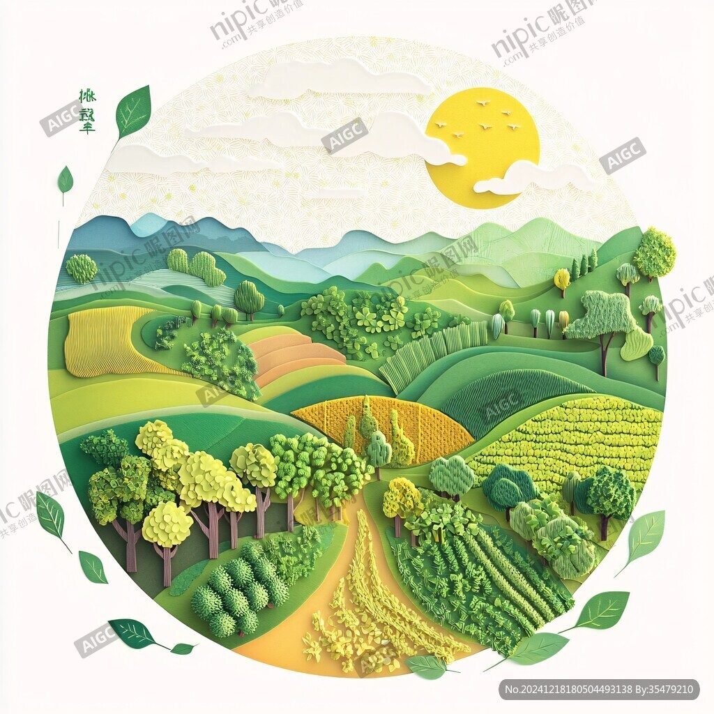 小滿丨二十四節氣插畫