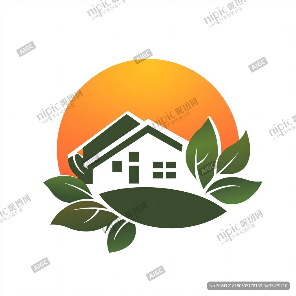 綠葉房屋logo