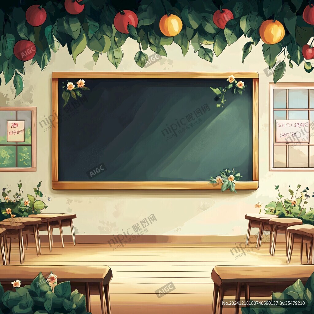 教室插畫
