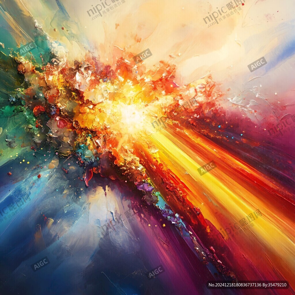 爆炸炫彩炫彩背景