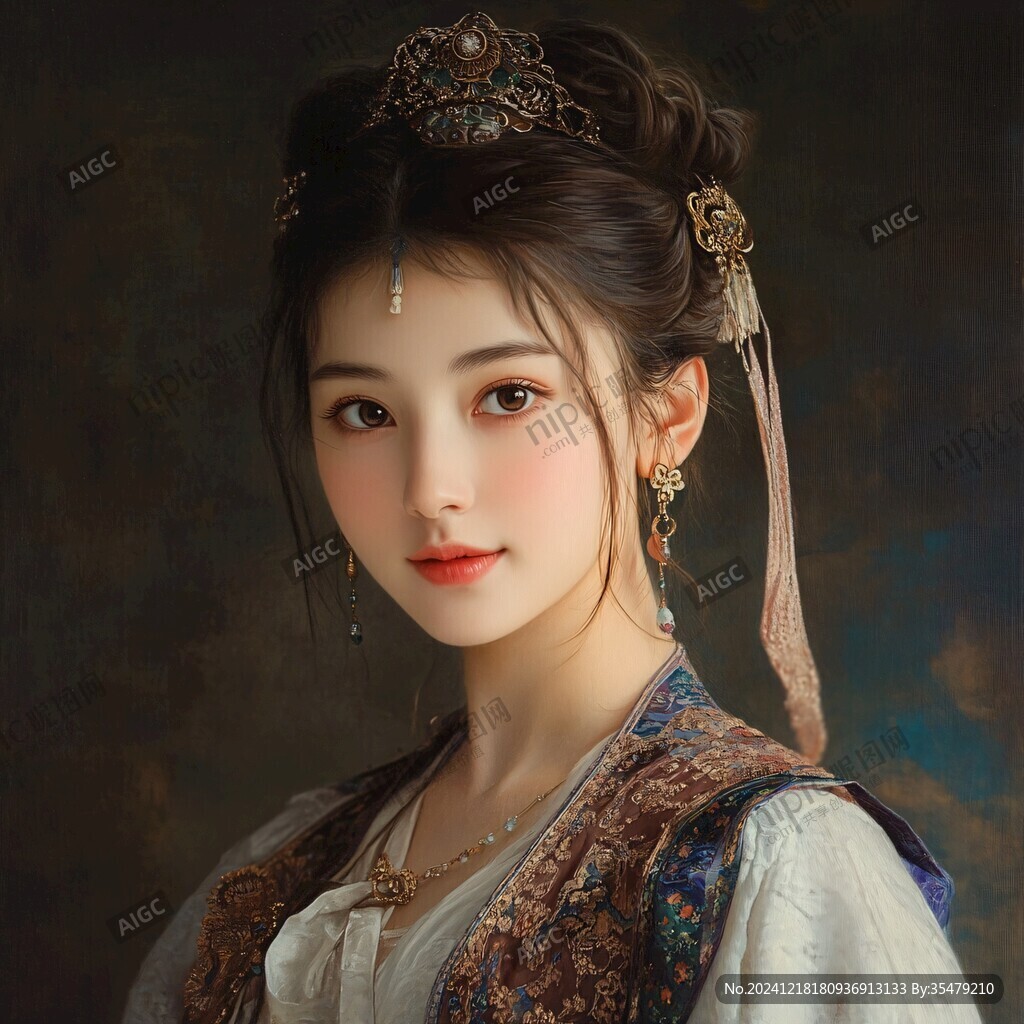 古代美人像