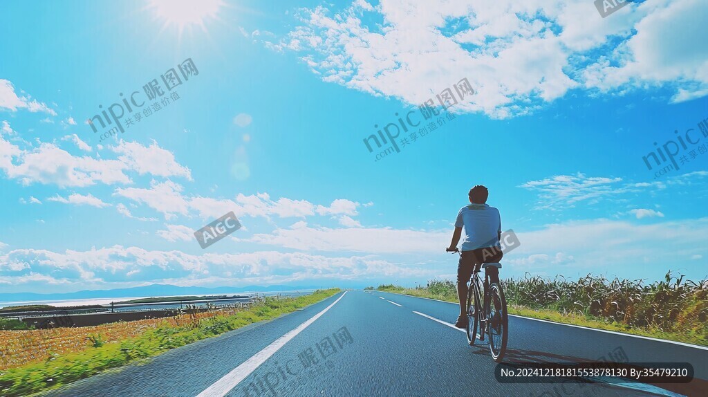 騎行海報素材