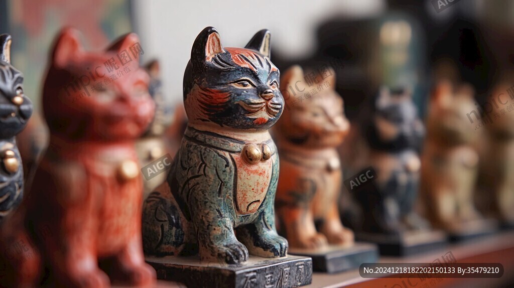 御貓擺件