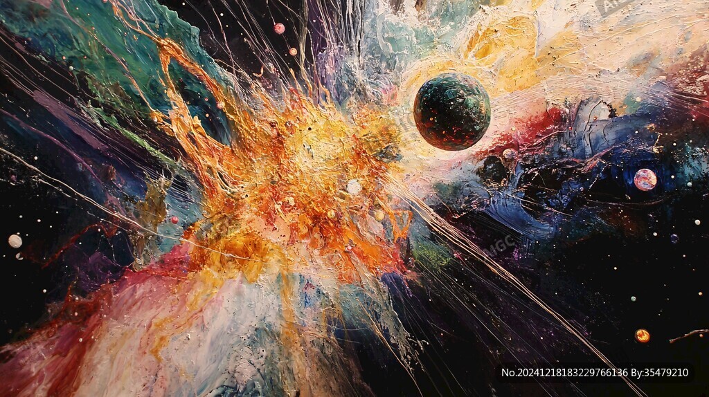宇宙3d畫