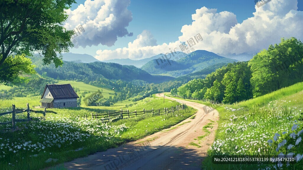 唯美农村场景 唯美农村场景