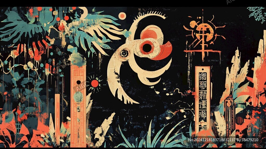 不知火包裝插畫