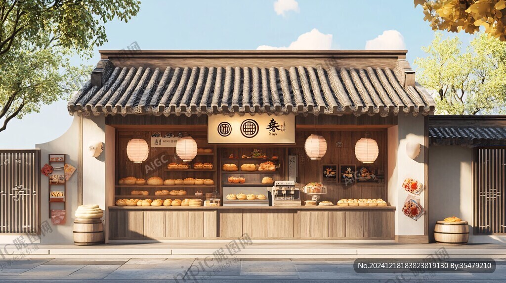 中式面包店