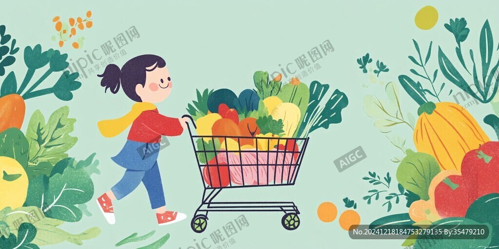 助農插畫素材