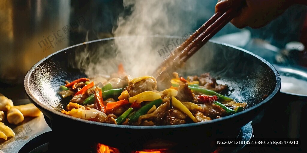 炒菜高清圖