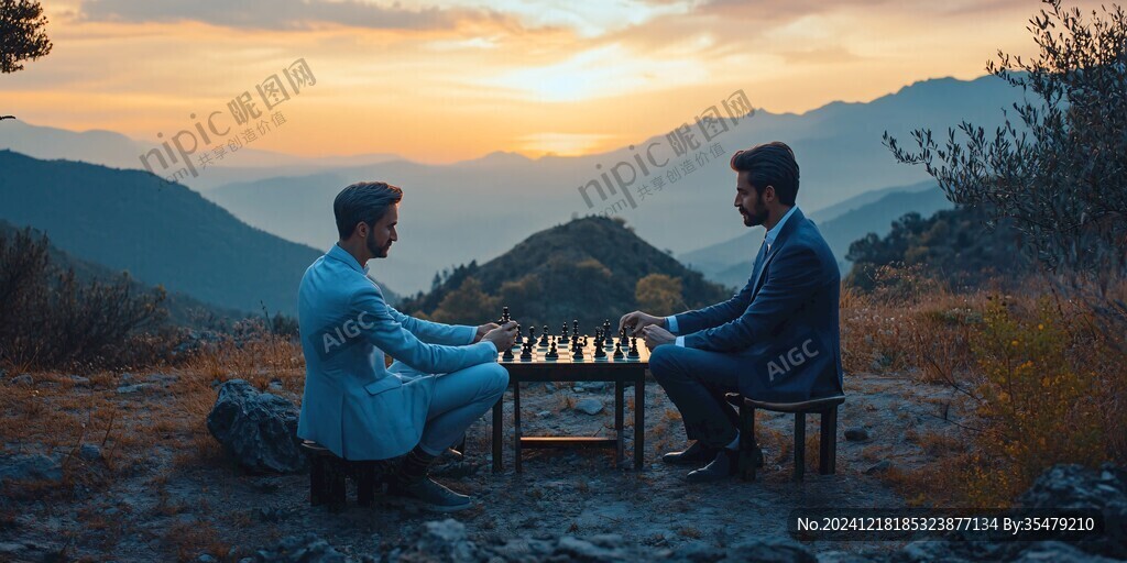 兩人下棋