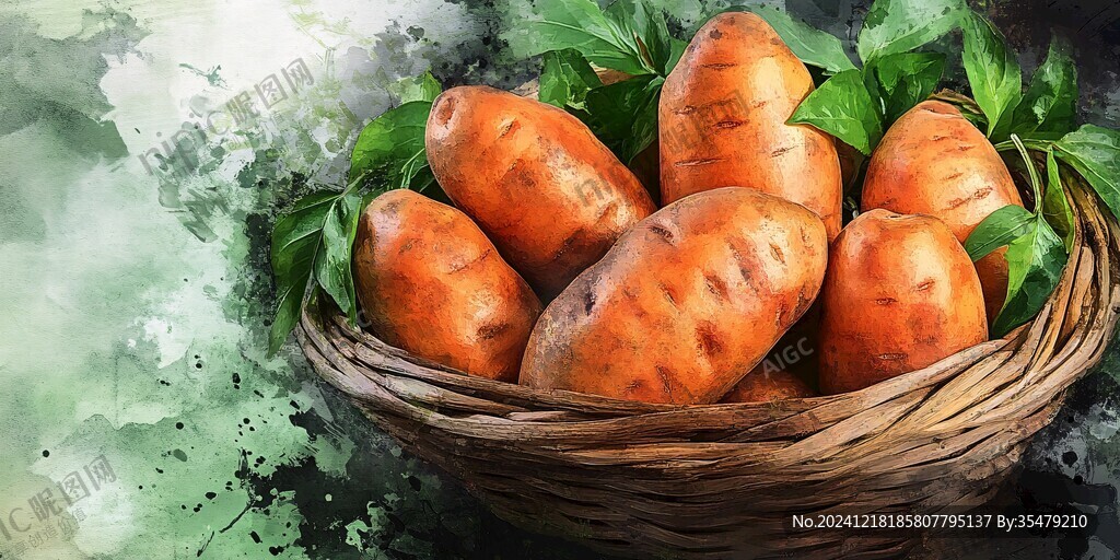 高清土豆葉