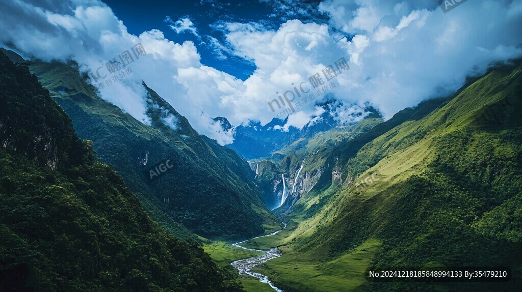 怒江峽谷全景