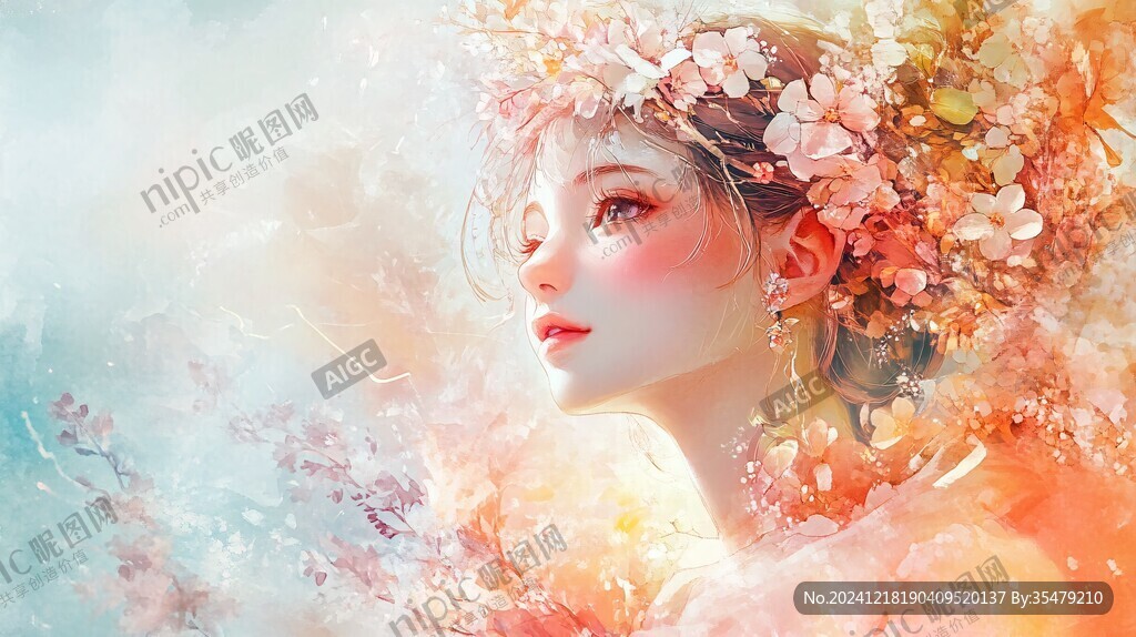 創(chuàng)意唯美女孩