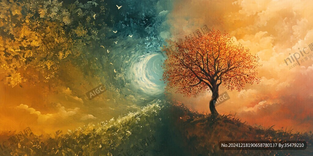 季節(jié)變幻場景