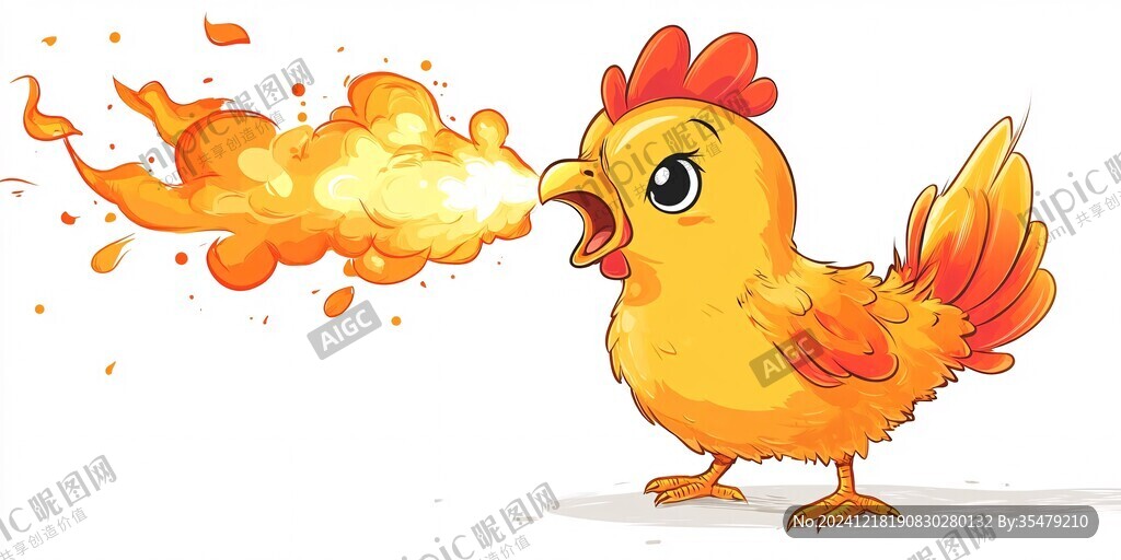 炒雞插畫