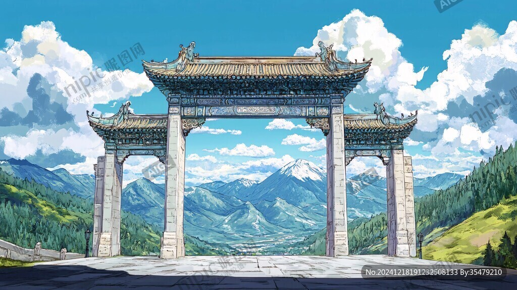大境門插畫