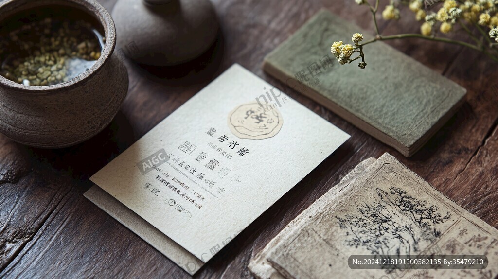 酒店美好禪意名片