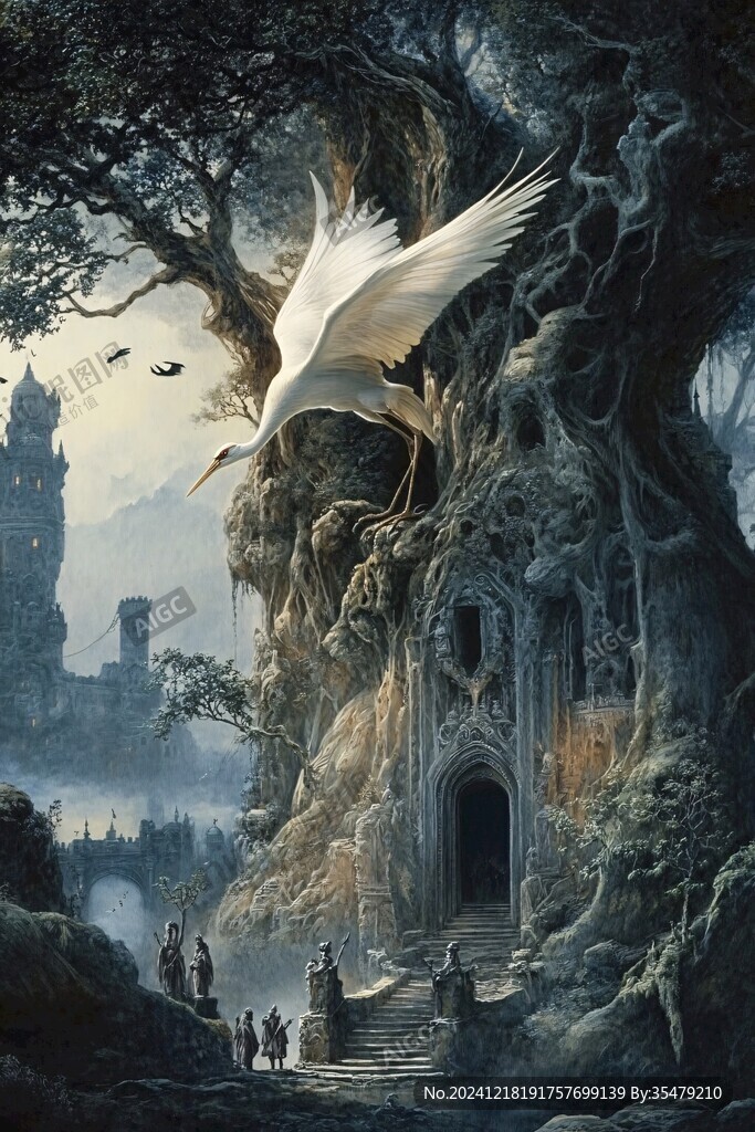 魔幻場景插畫