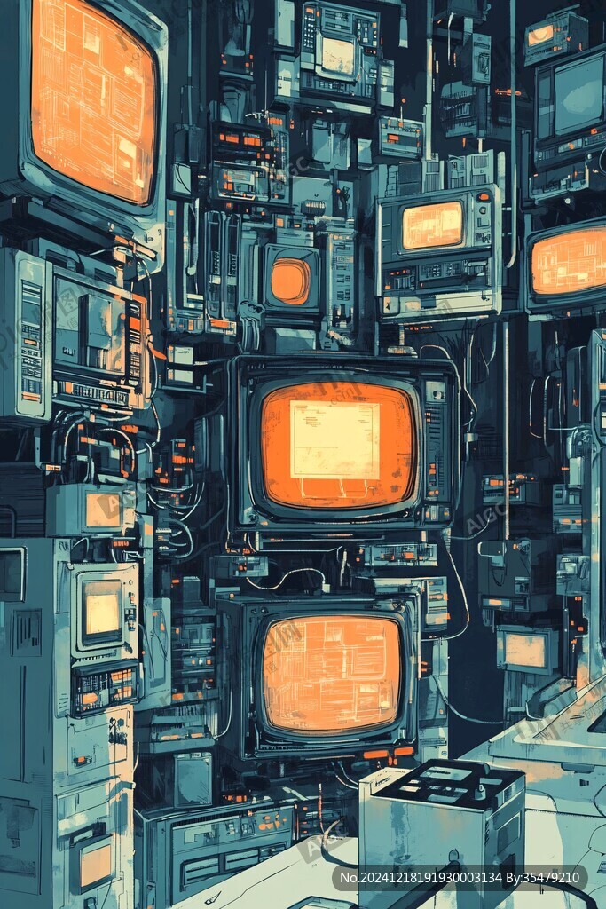 歐美科幻風游戲風圖案