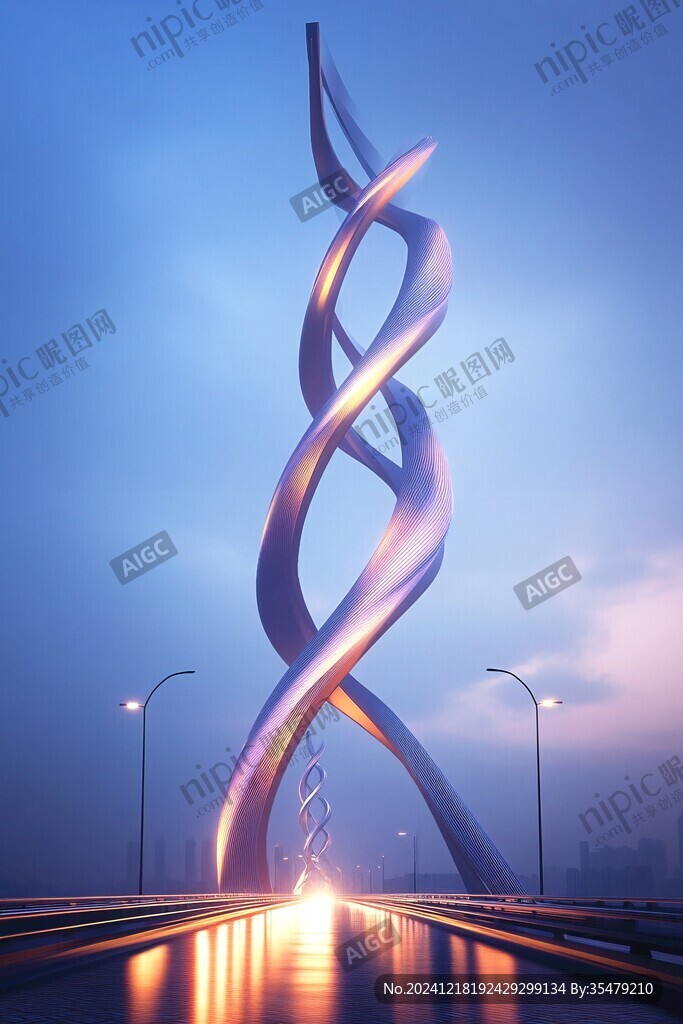 x符號地標城市雕塑