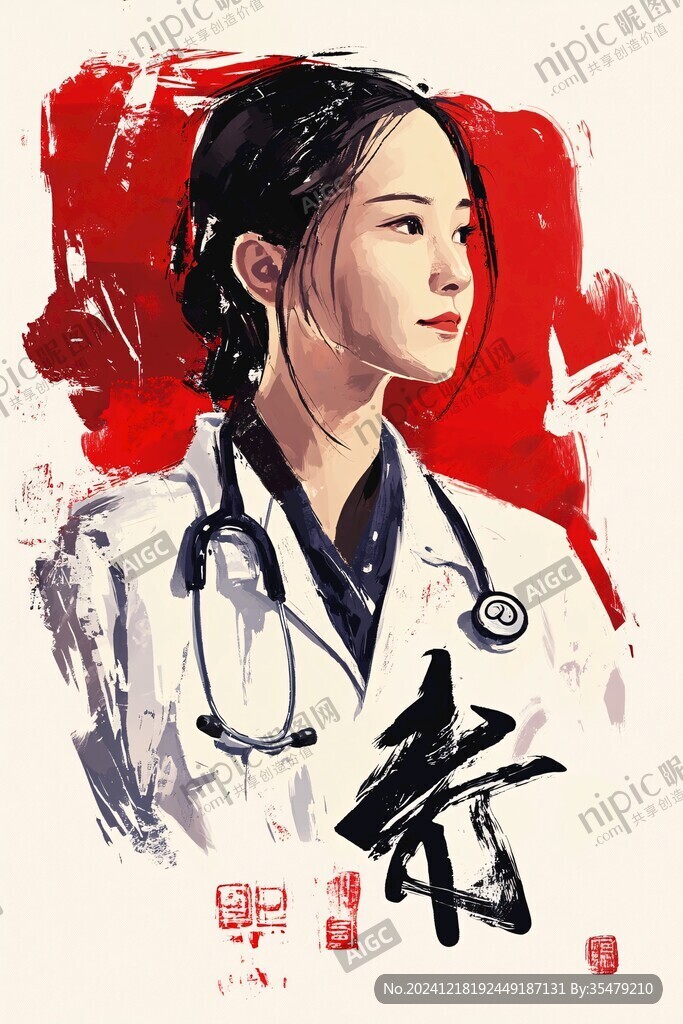 女醫(yī)生插畫