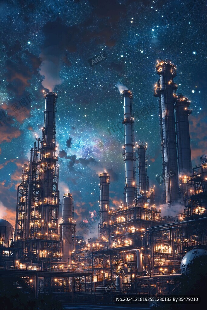 科幻工廠背景